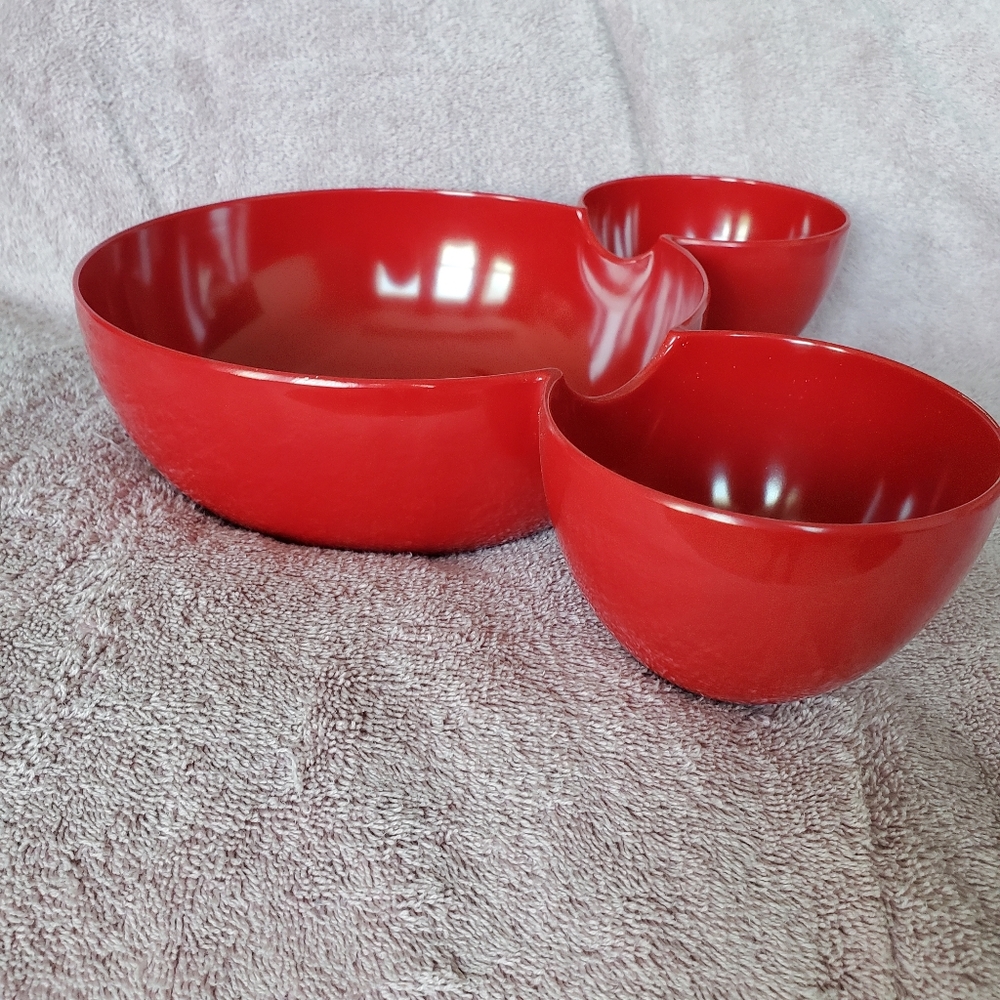 Disney Mickey Mouse Melamine Popcorn Chips Serving Bowl Zak Party